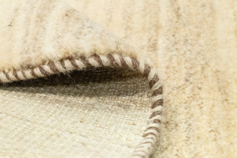 Tapete Gabbeh - Persa - 135 x 73 cm - branco natural