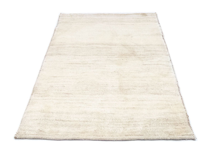 Tapete Gabbeh - Persa - 135 x 73 cm - branco natural