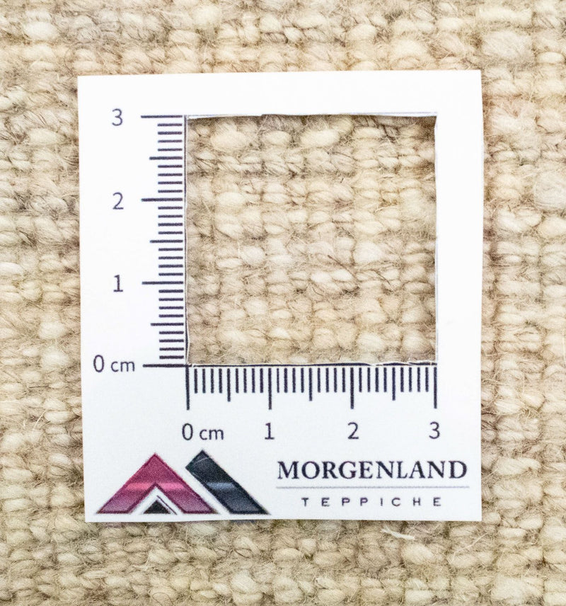 Tapete Gabbeh - Persa - 135 x 73 cm - branco natural