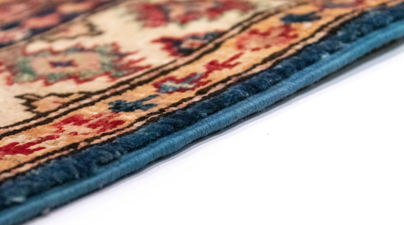 Tapete Ziegler - Kazak - 123 x 82 cm - azul