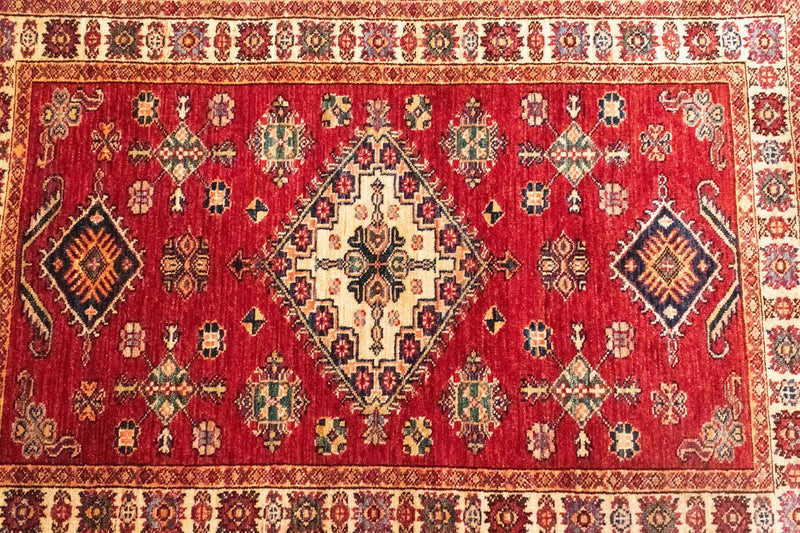 Kazak Teppich 125x83cm - Orientteppich