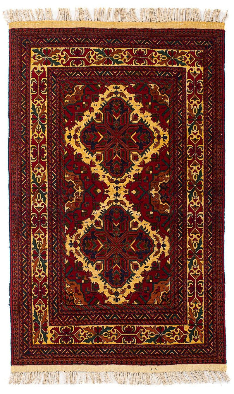 Tapete afegão 145x93cm - Tapete Oriental