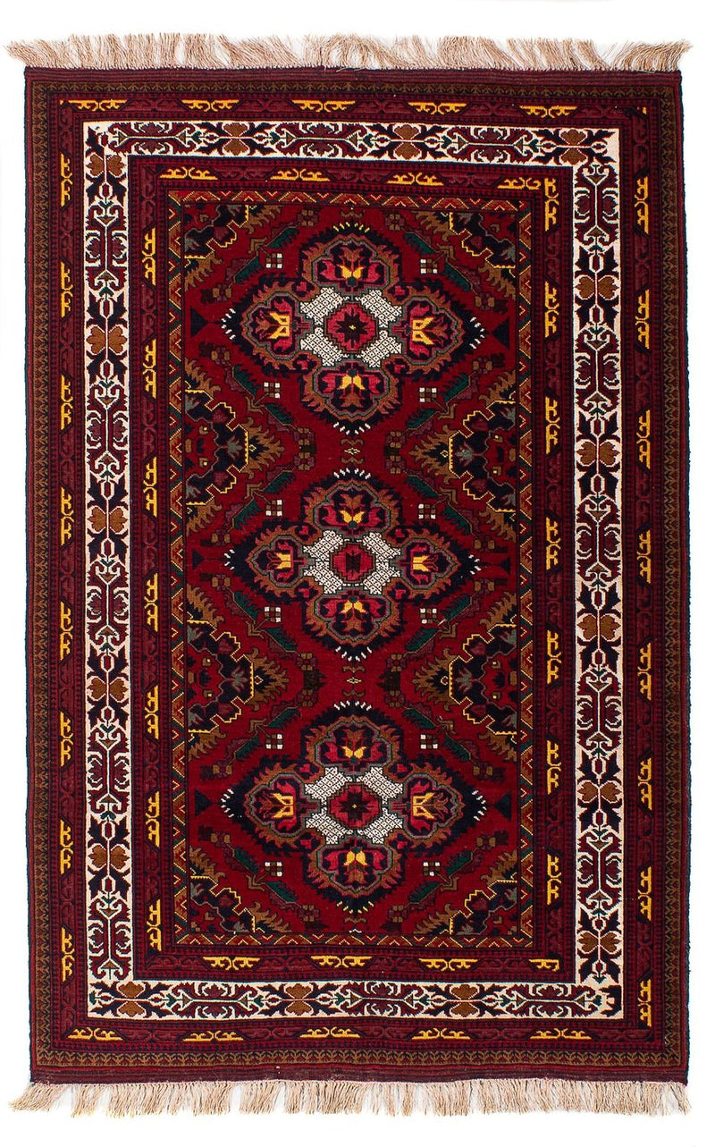 Tapete afegão 145x93cm - Tapete Oriental