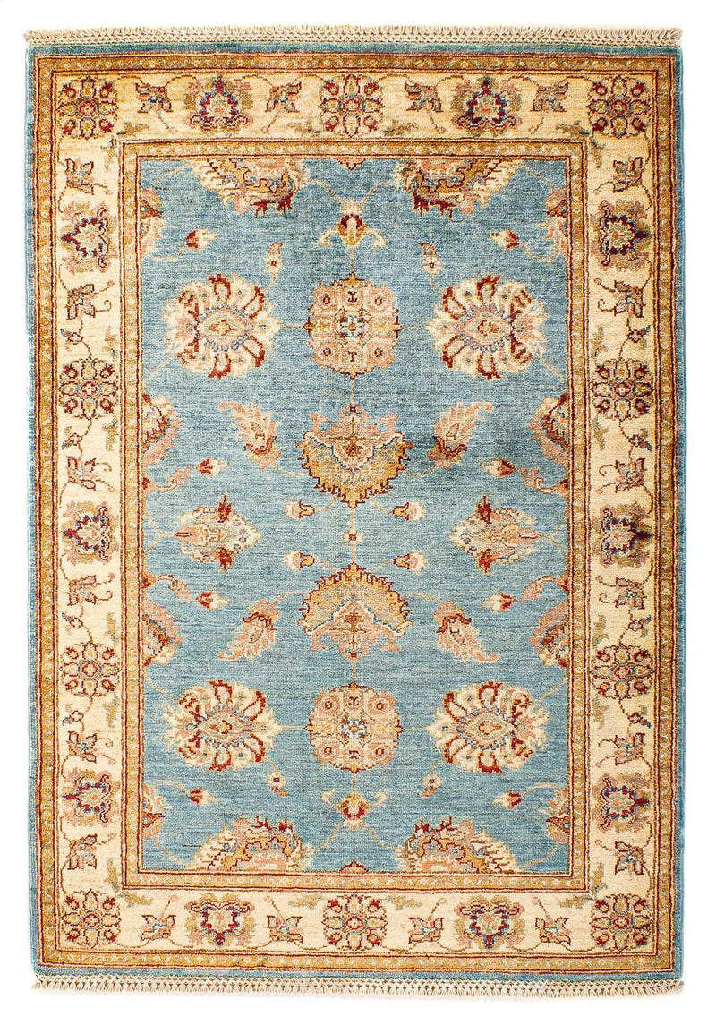 Tapete Ziegler - 161 x 103 cm - azul claro