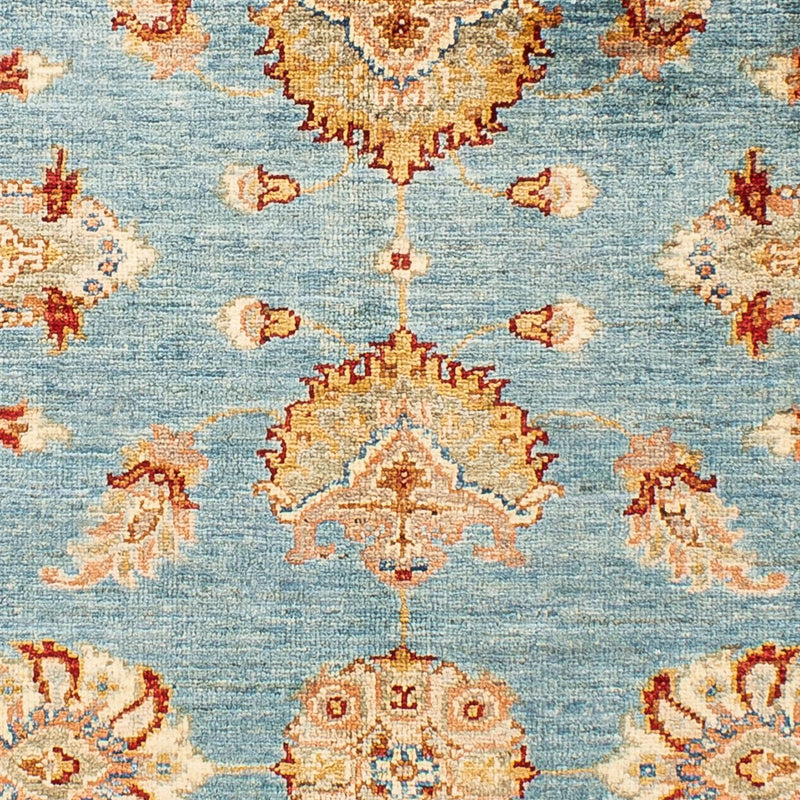 Tapete Ziegler - 161 x 103 cm - azul claro