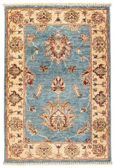 Tapete Ziegler 63x95cm - Tapete Oriental - azul claro