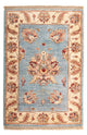 Tapete Ziegler - 92 x 63 cm - azul claro