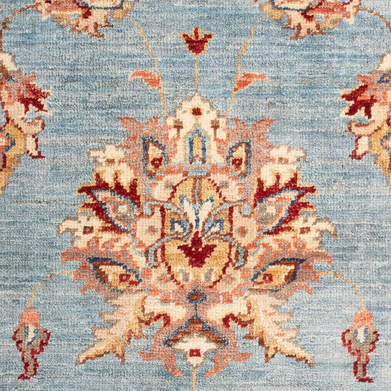 Tapete Ziegler - 92 x 63 cm - azul claro