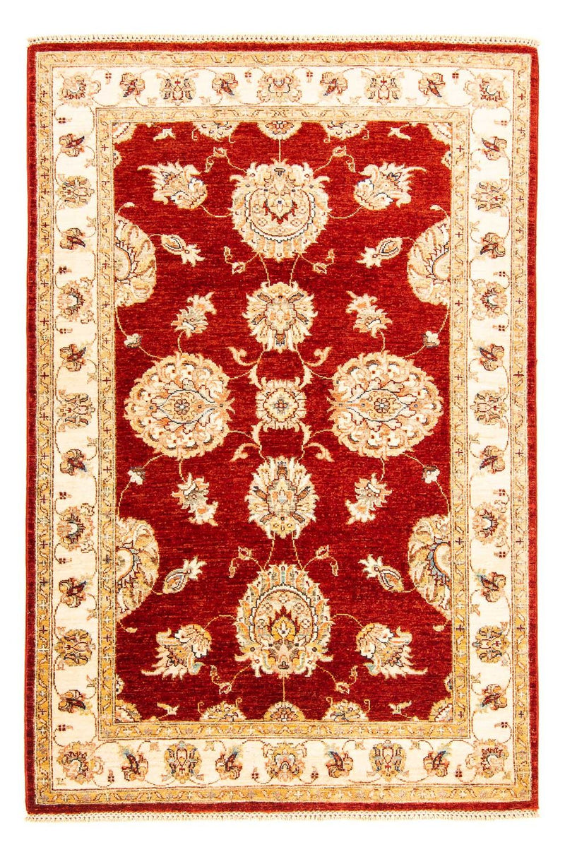 Tapete Ziegler - 193 x 125 cm - vermelho escuro