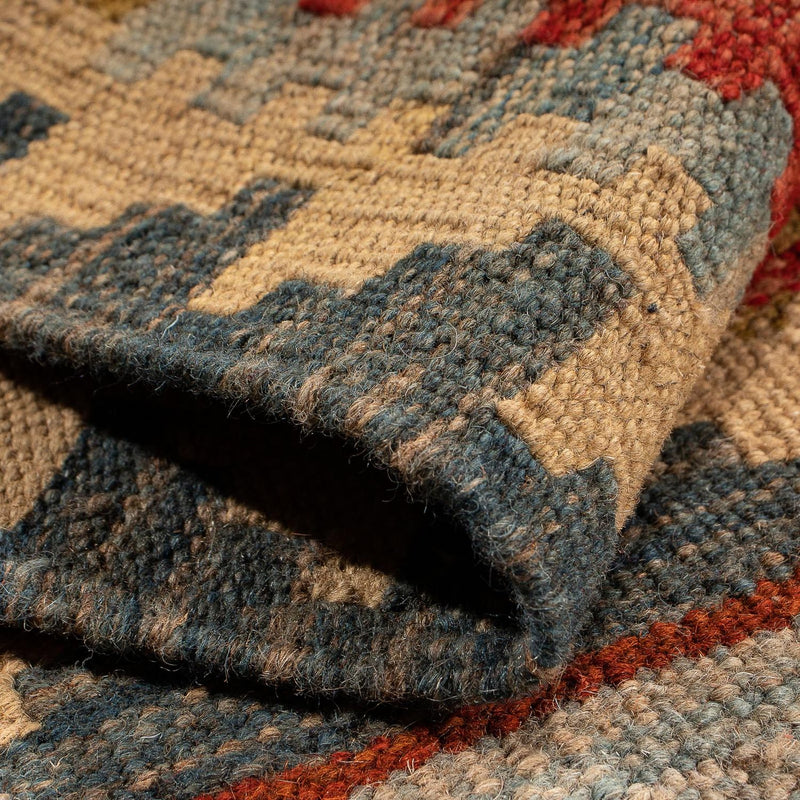 Kilim afegão Tapete 90x60cm