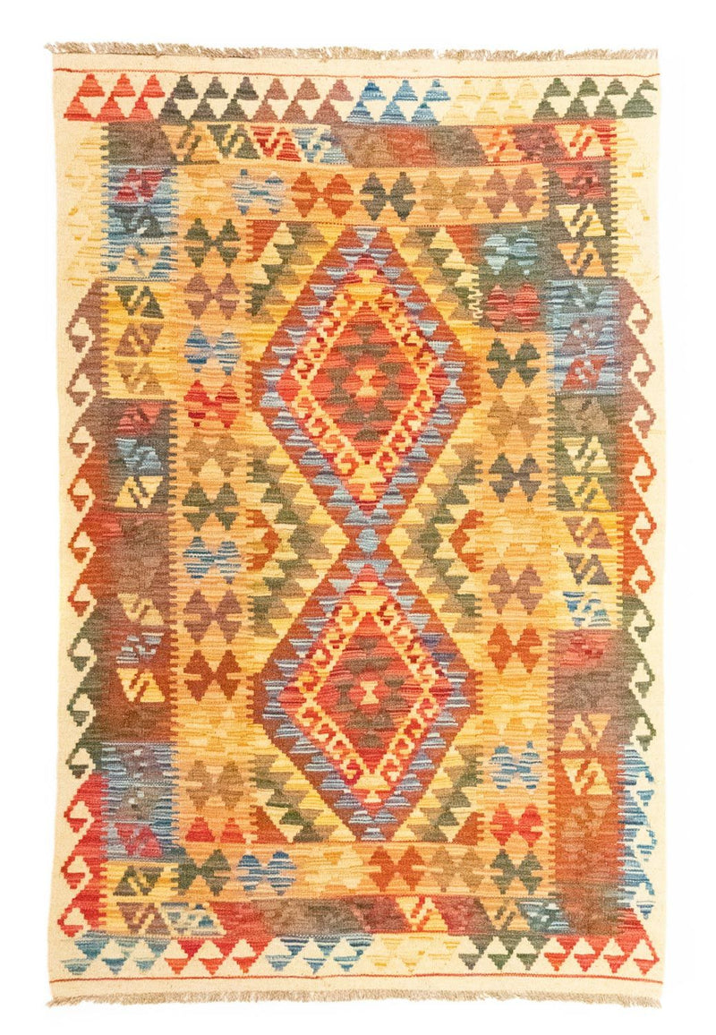 Kilim afegão Tapete 154x99cm