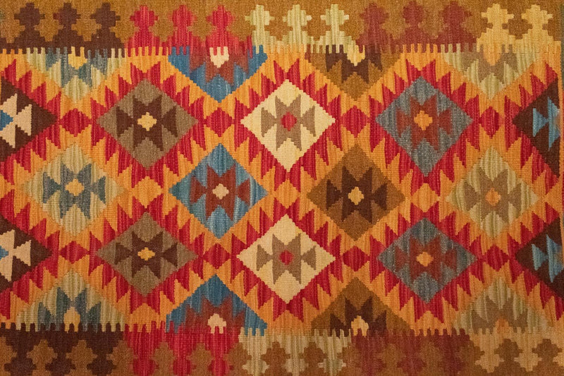 Kilim afegão Tapete 155x99cm