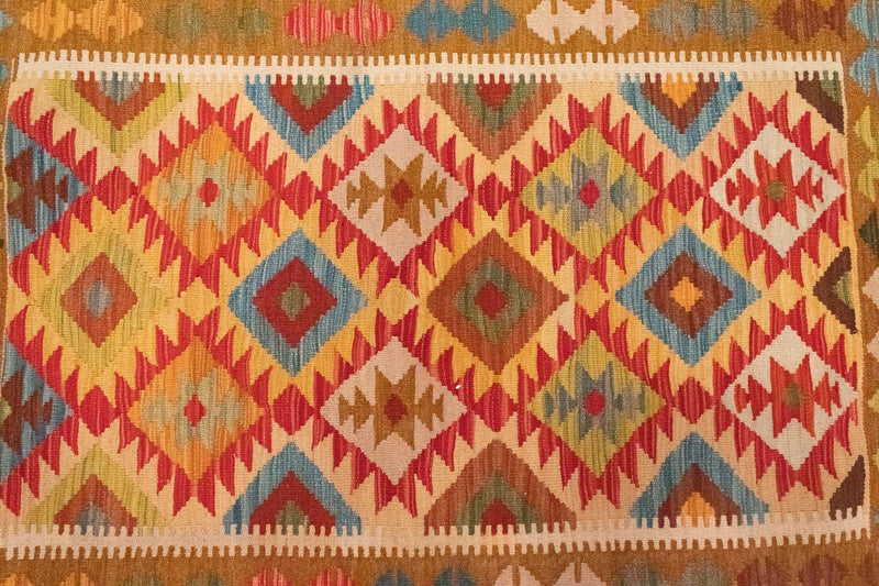 Kilim afegão Tapete 147x105cm
