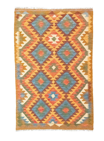 Kilim afegão Tapete 100x158cm