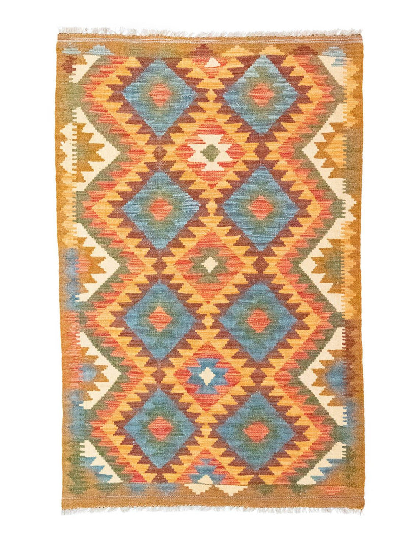 Kilim afegão Tapete 100x158cm