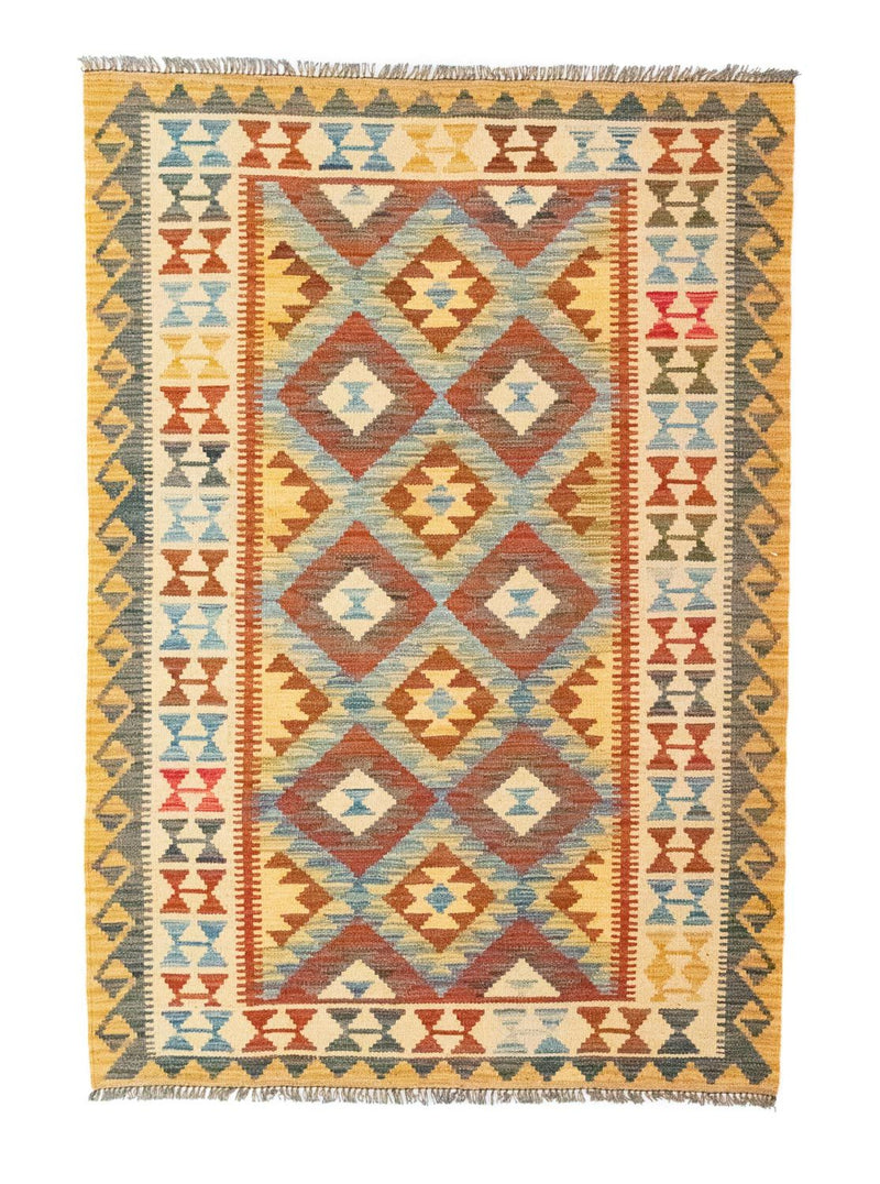 Kilim afegão Tapete 156x108cm