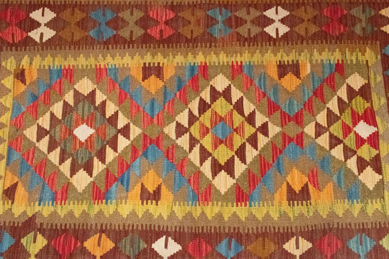 Kilim afegão Tapete 159x99cm