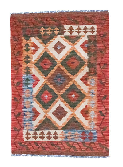 Kilim afegão Tapete 104x152cm