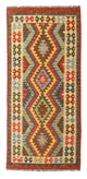 Kilim afegão Tapete 209x95cm