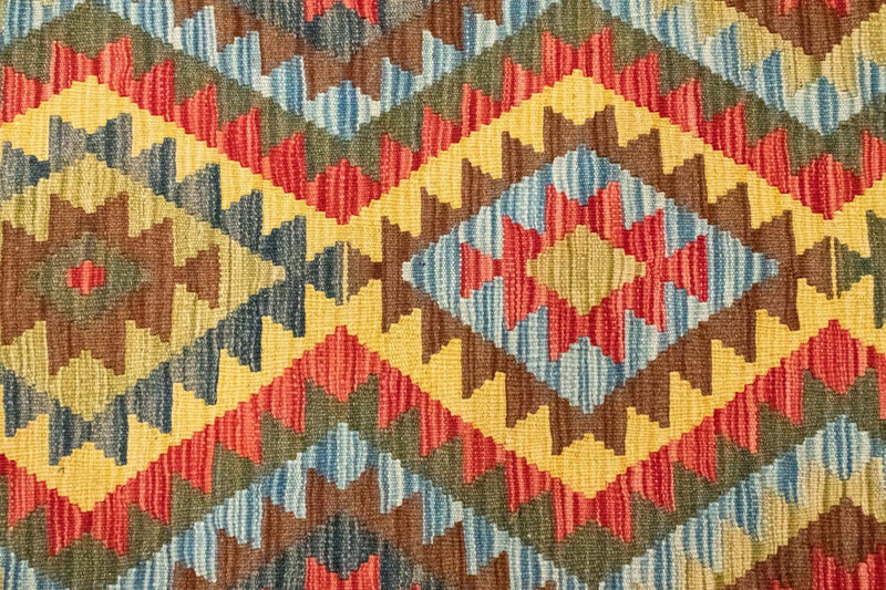 Kilim afegão Tapete 209x95cm