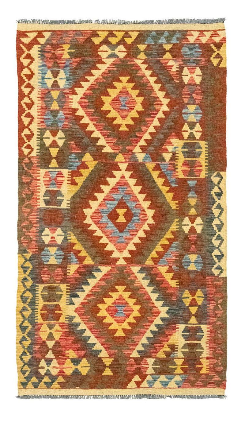 Kilim afegão Tapete 192x104cm