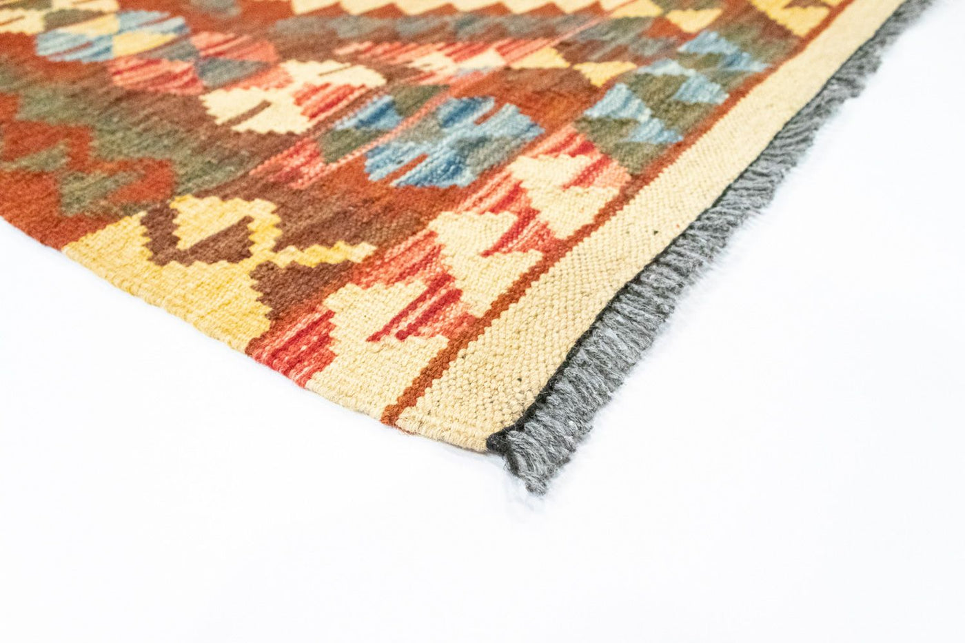 Kilim afegão Tapete 192x104cm