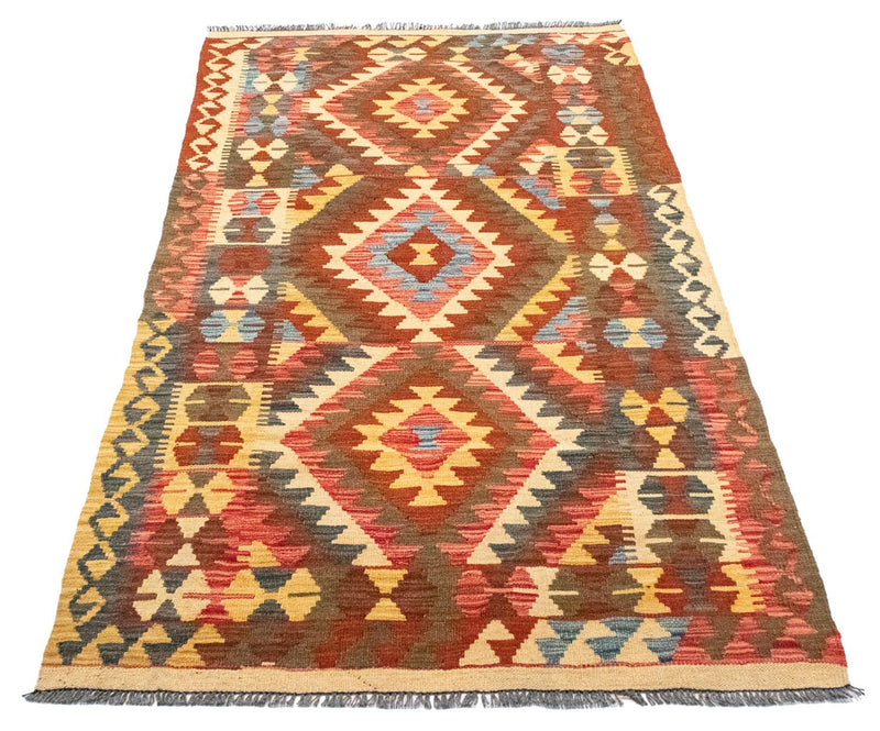 Kilim afegão Tapete 192x104cm