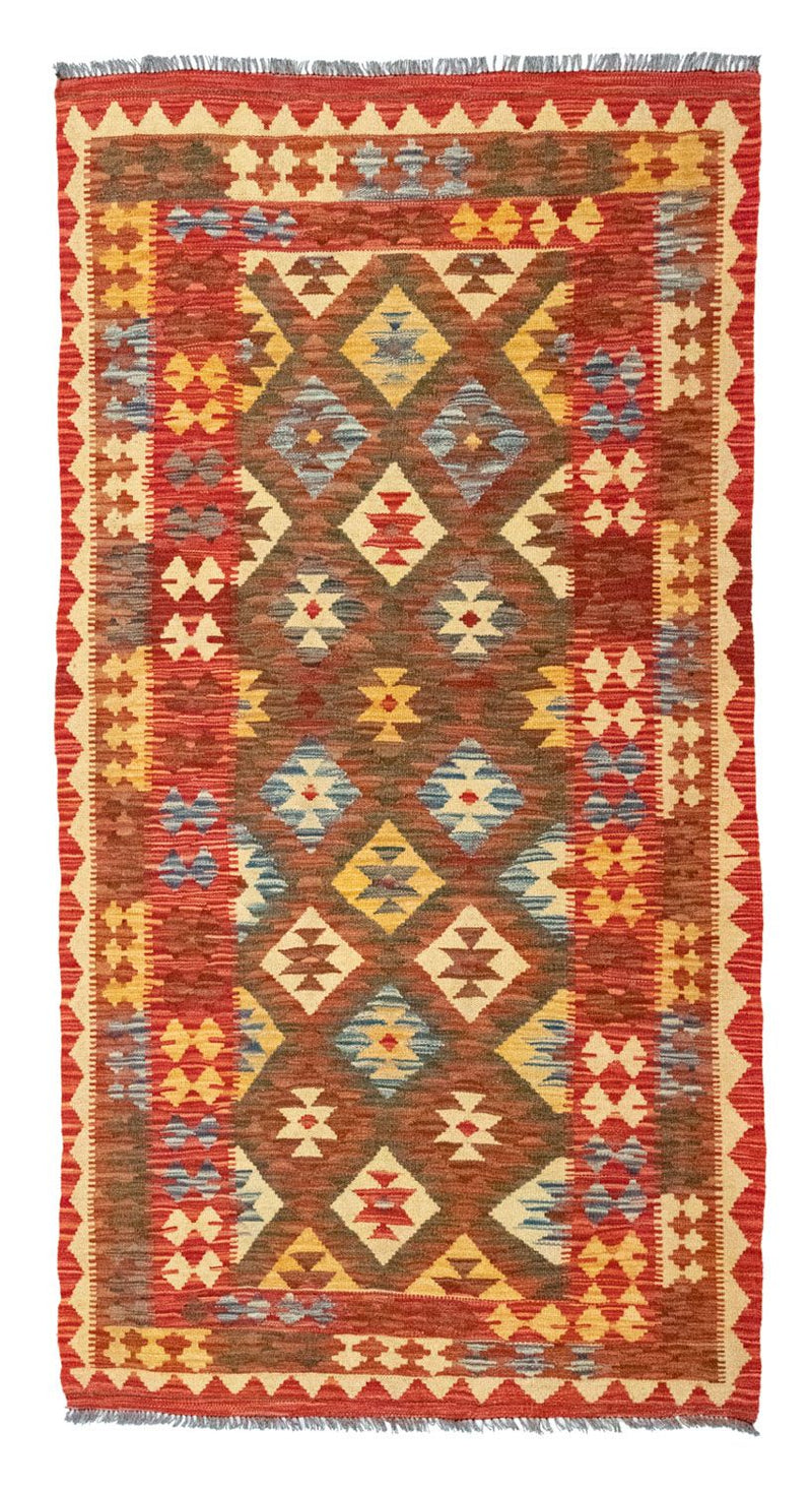 Kilim afegão Tapete 190x99cm