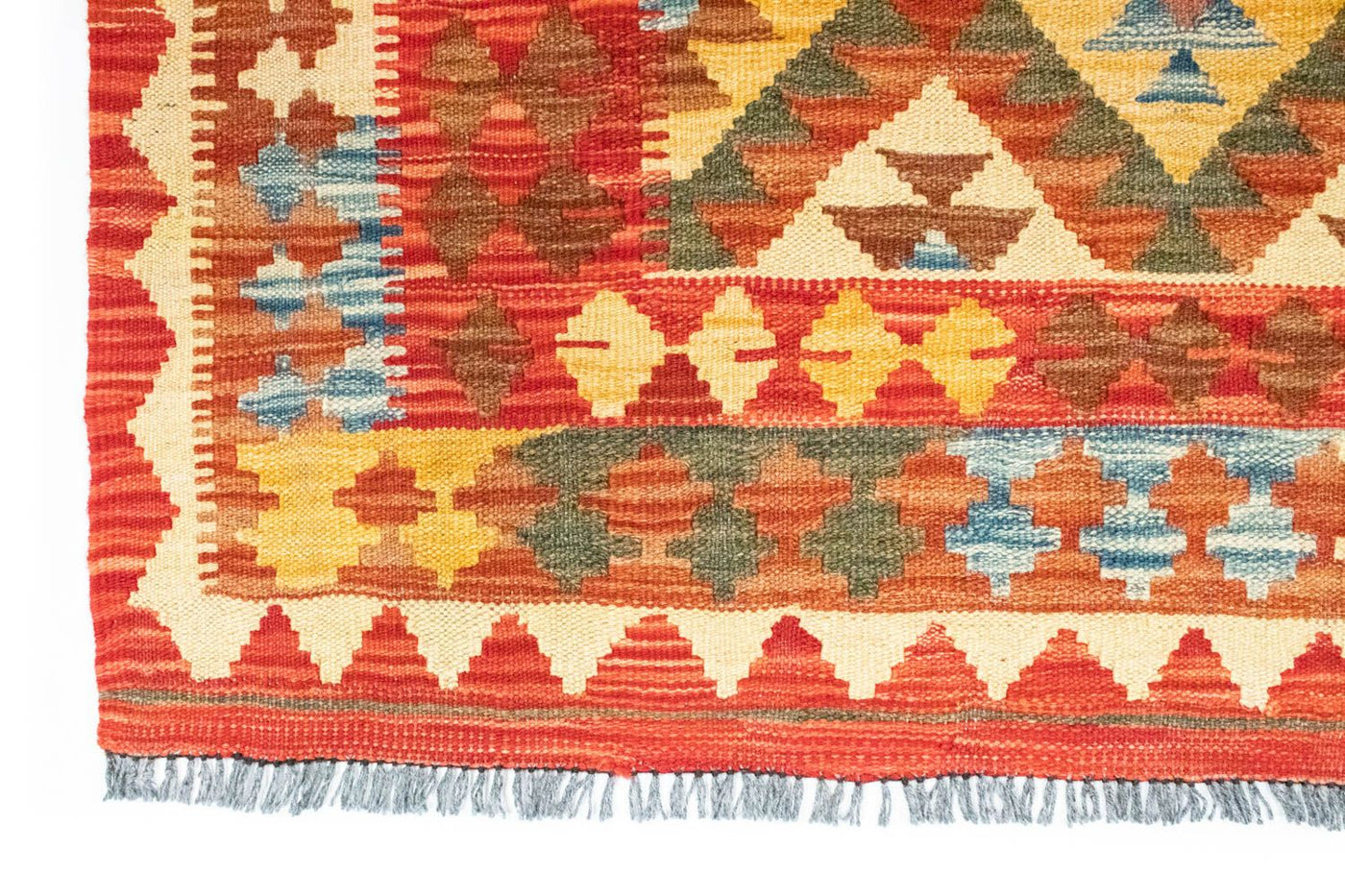 Kilim afegão Tapete 190x99cm