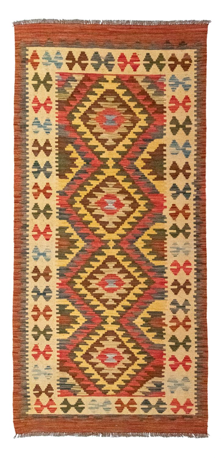 Kilim afegão Tapete 97x204cm