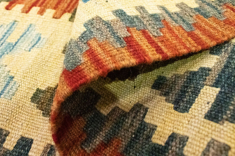 Kilim afegão Tapete 97x204cm