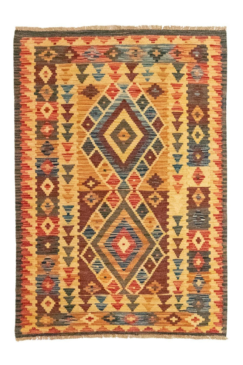 Kilim afegão Tapete 127x86cm