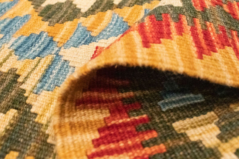 Kilim afegão Tapete 130x83cm