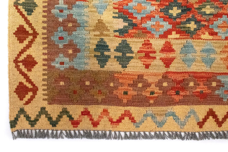 Kilim afegão Tapete 106x115cm