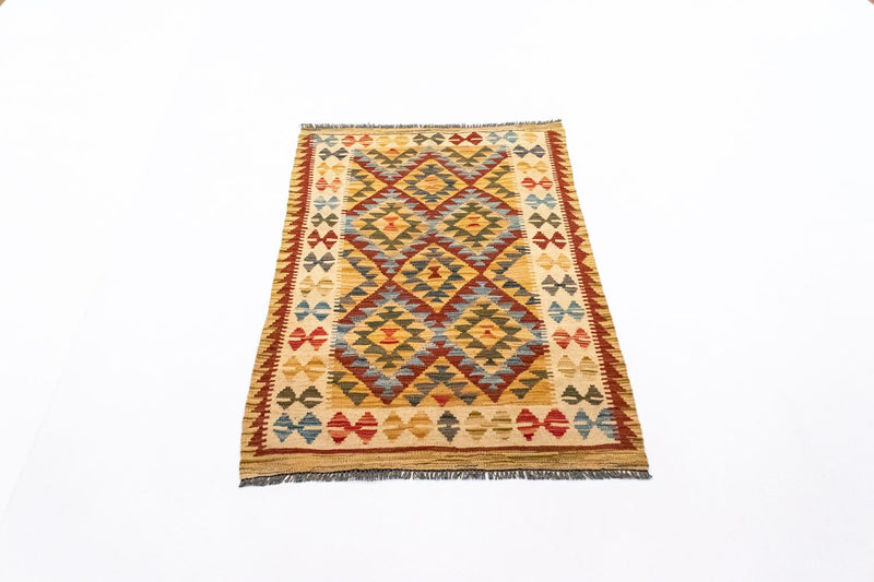 Kilim afegão Tapete 126x80cm