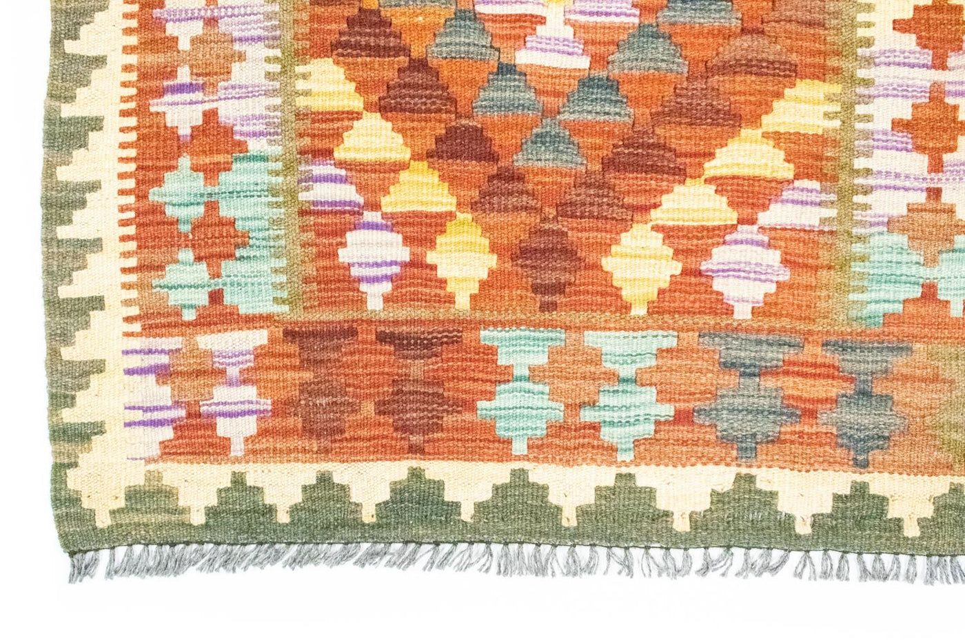 Kilim afegão Tapete 121x73cm