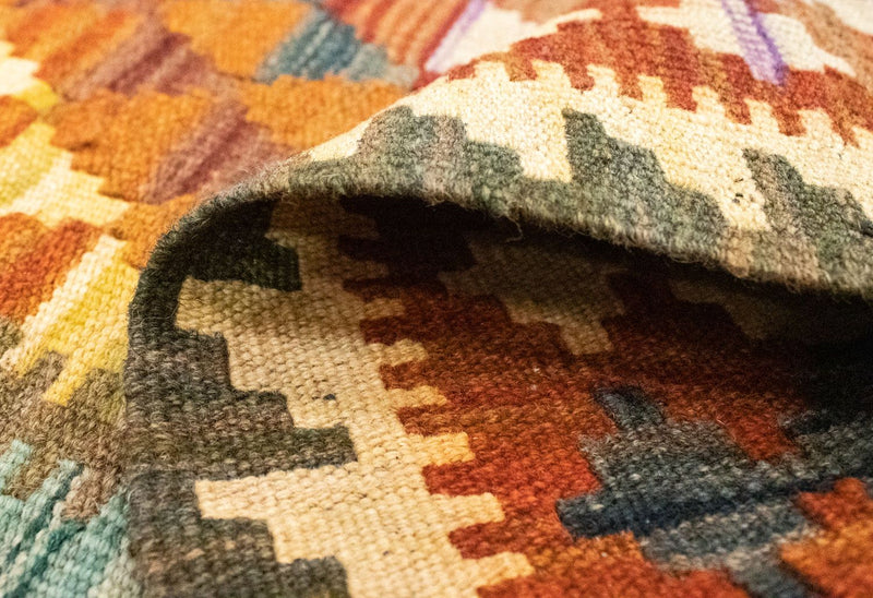 Kilim afegão Tapete 121x73cm
