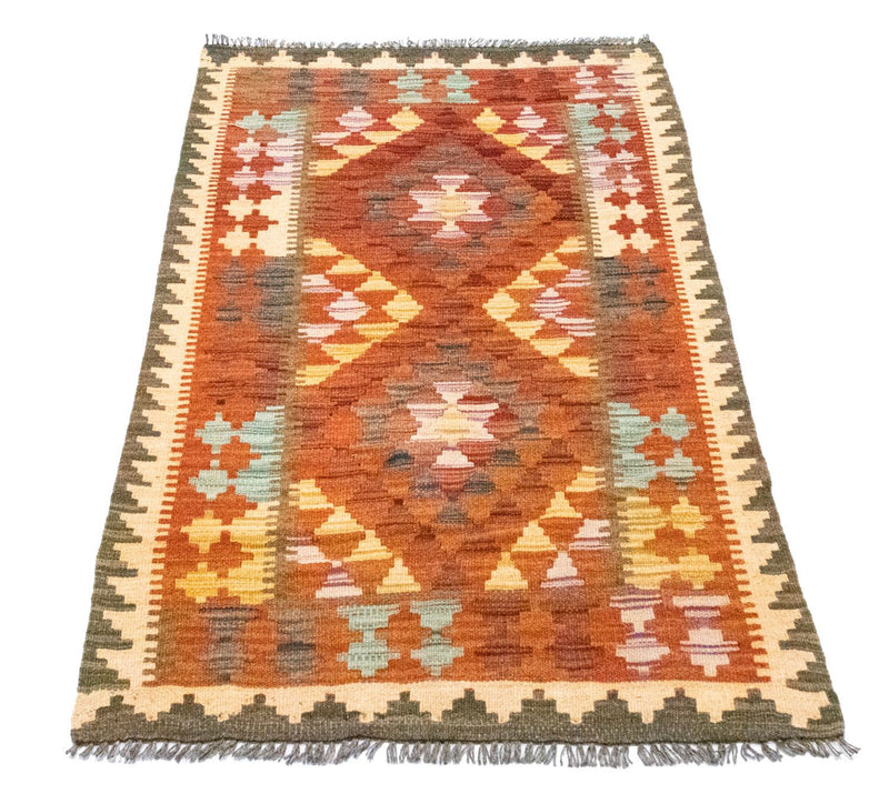 Kilim afegão Tapete 121x73cm