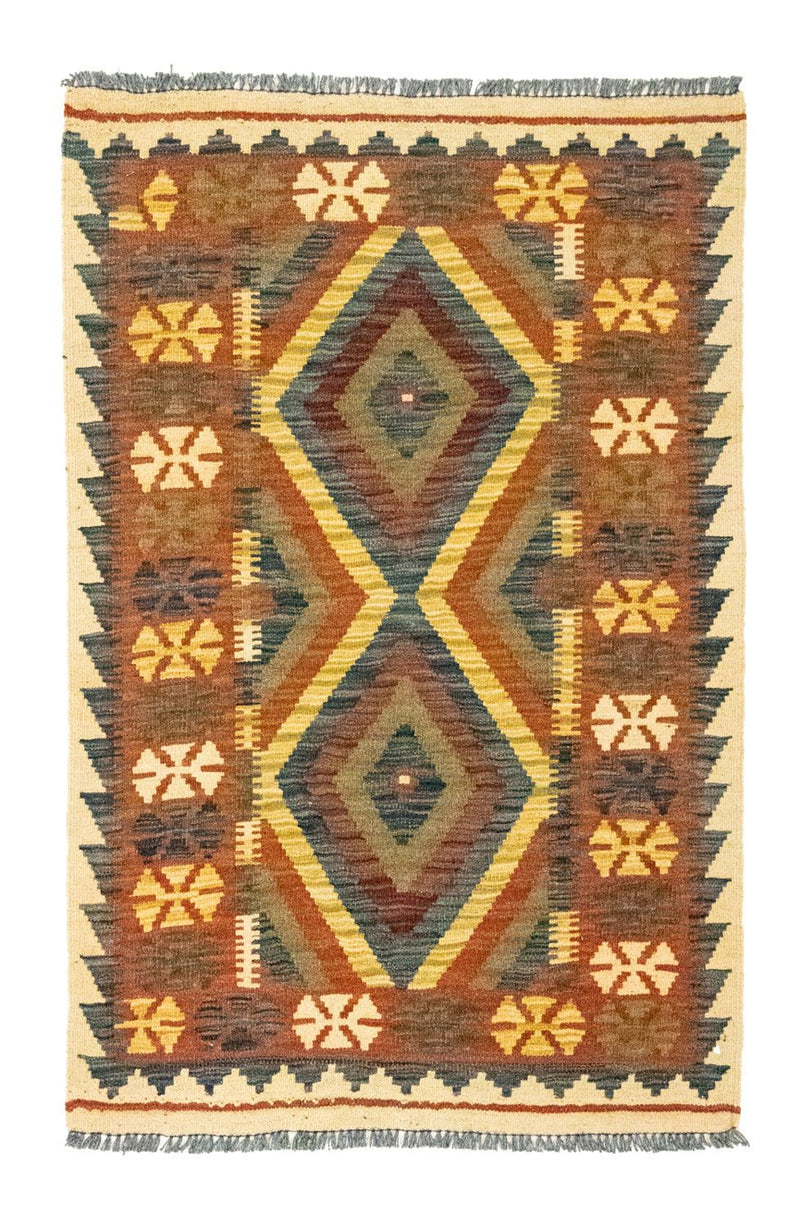 Kilim afegão Tapete 127x83cm