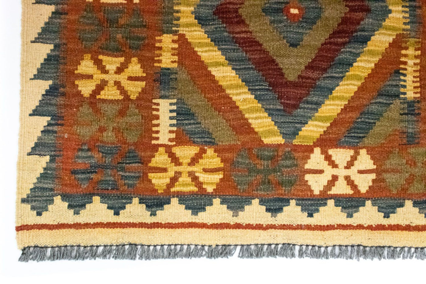 Kilim afegão Tapete 127x83cm