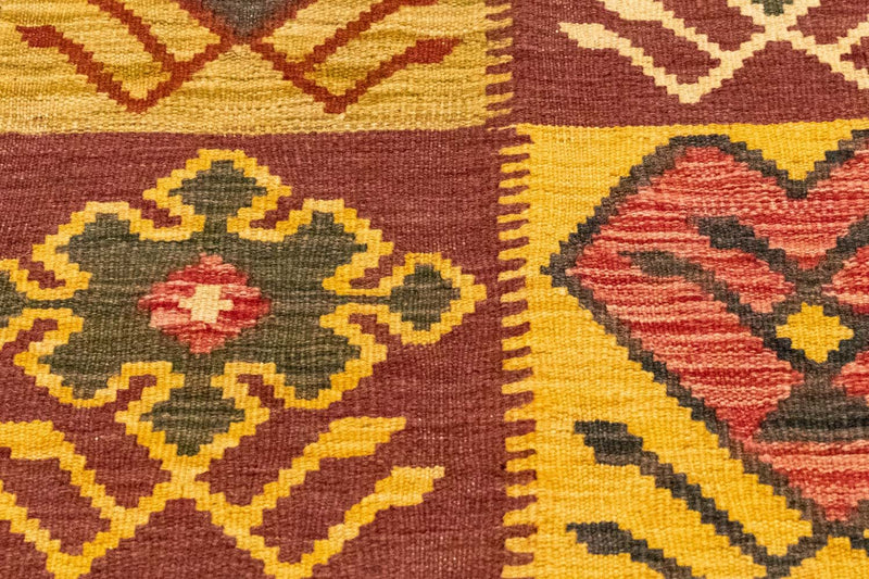 Kilim afegão Tapete 131x88cm