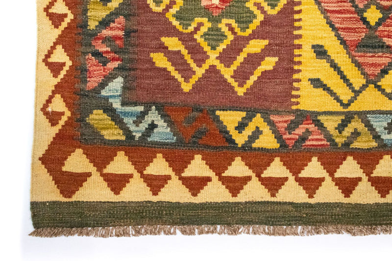 Kilim afegão Tapete 131x88cm
