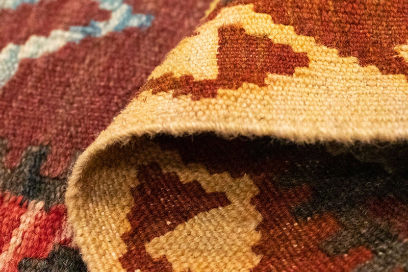 Kilim afegão Tapete 131x88cm