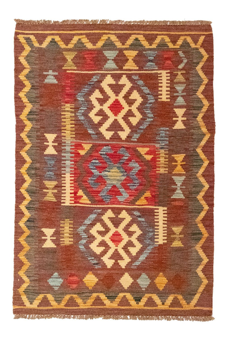 Kilim afegão Tapete 125x86cm