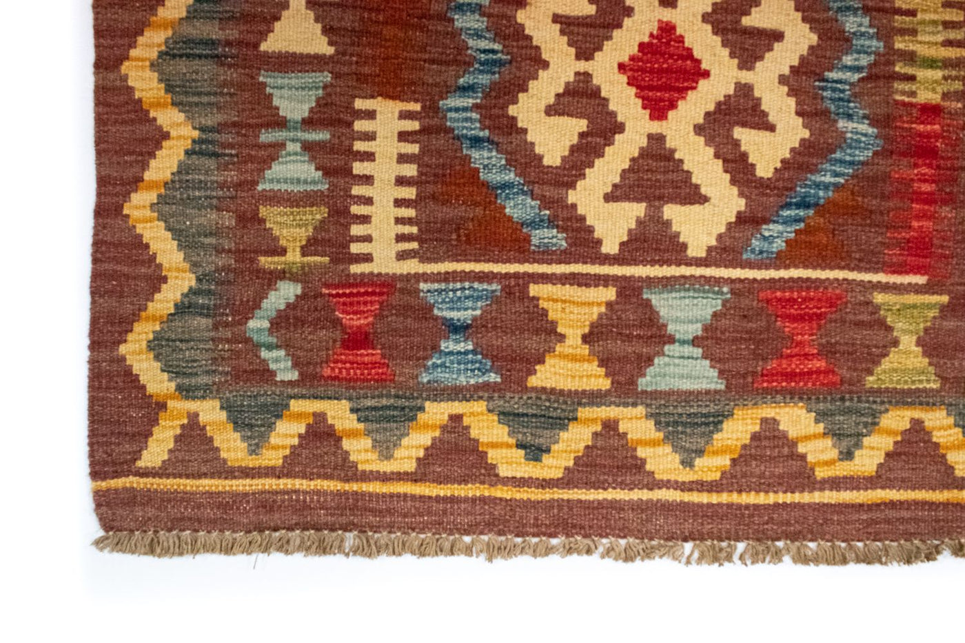 Kilim afegão Tapete 125x86cm