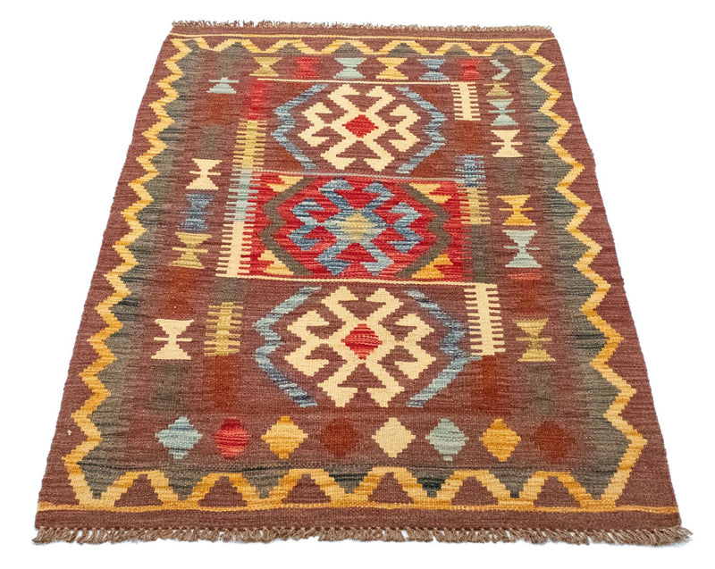 Kilim afegão Tapete 125x86cm