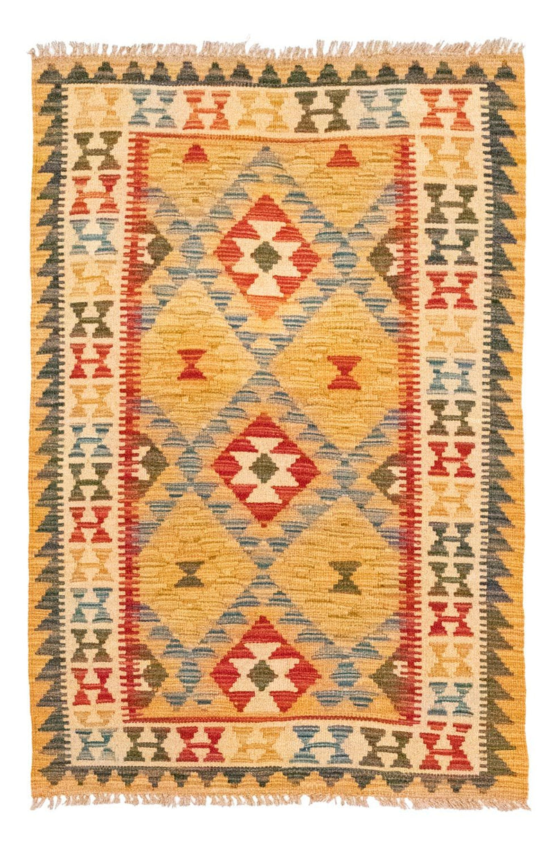 Kilim afegão Tapete 131x82cm