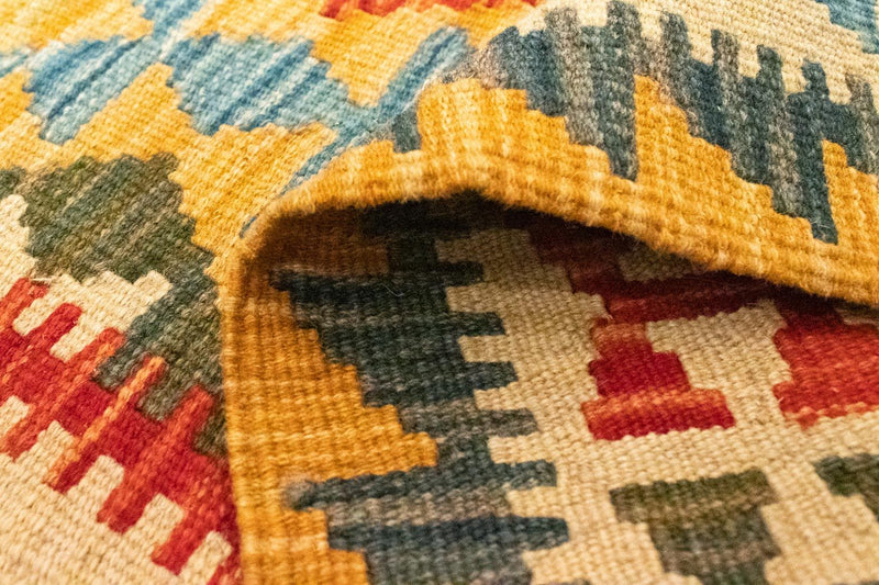 Kilim afegão Tapete 131x82cm