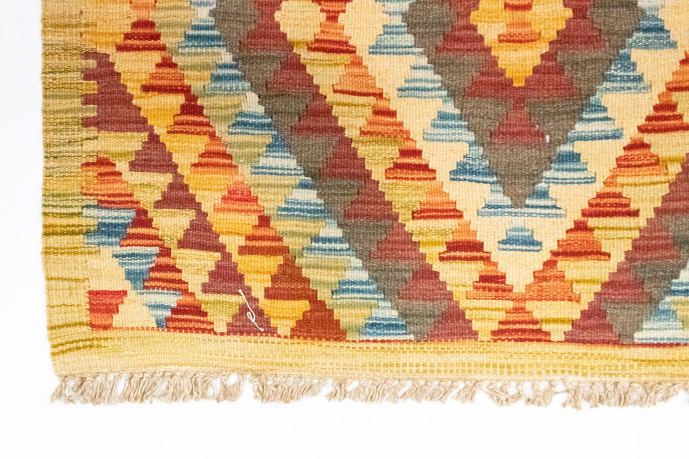 Kilim afegão Tapete 123x84cm