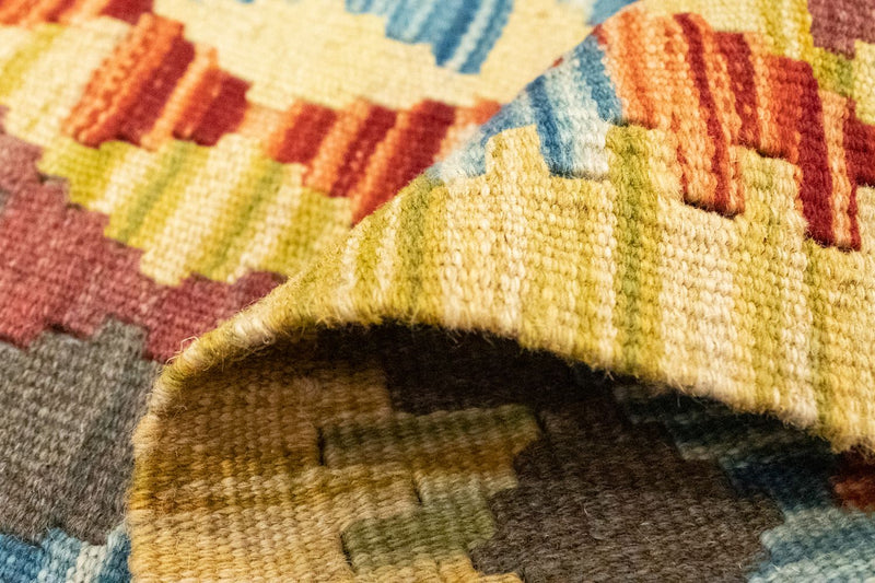 Kilim afegão Tapete 123x84cm